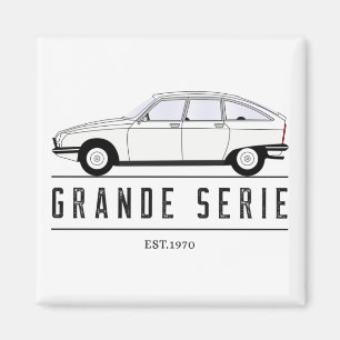 Imán Oldtimer Citroen GS Frankreich Grande Serie