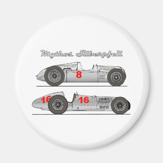 Imán Oldtimer Deutschland 1939 Auto-Union Sielberpfeil