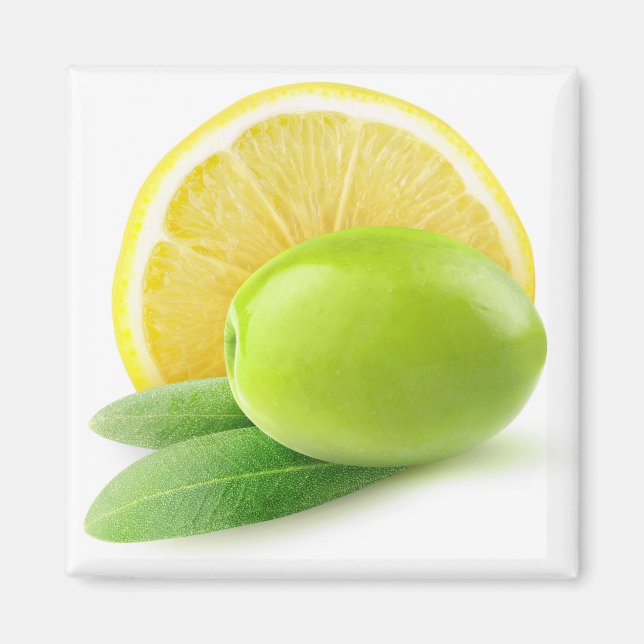 Imán Oliva y limón (Frente)