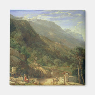 Imán Olivares en Varenna, lago Como, Italia, 1861 (o
