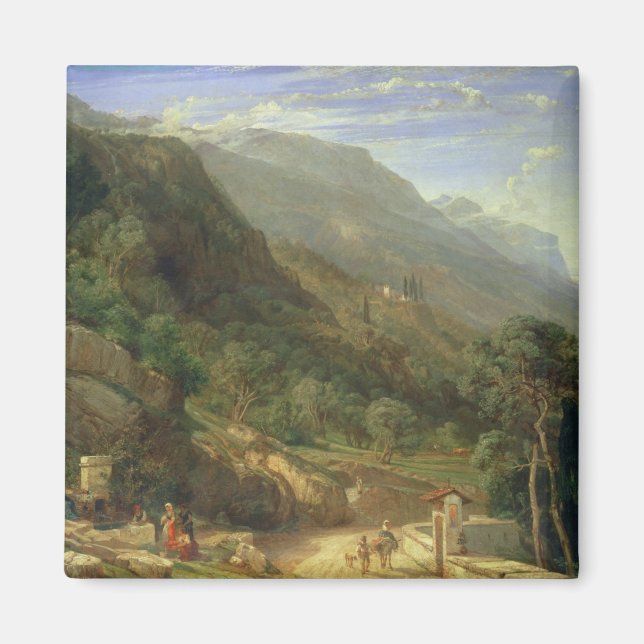 Imán Olivares en Varenna, Lago de Como, Italia, 1861 (o (Frente)