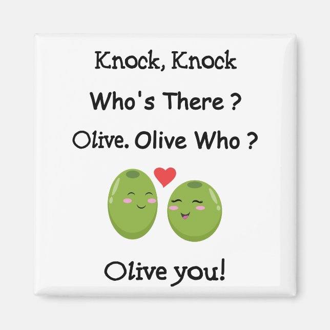 Imán Olive You Pun (Frente)