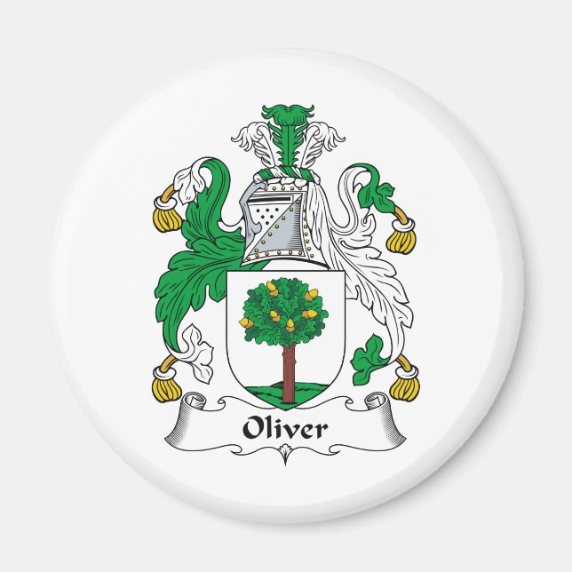 Imán Oliver Family Crest (Frente)