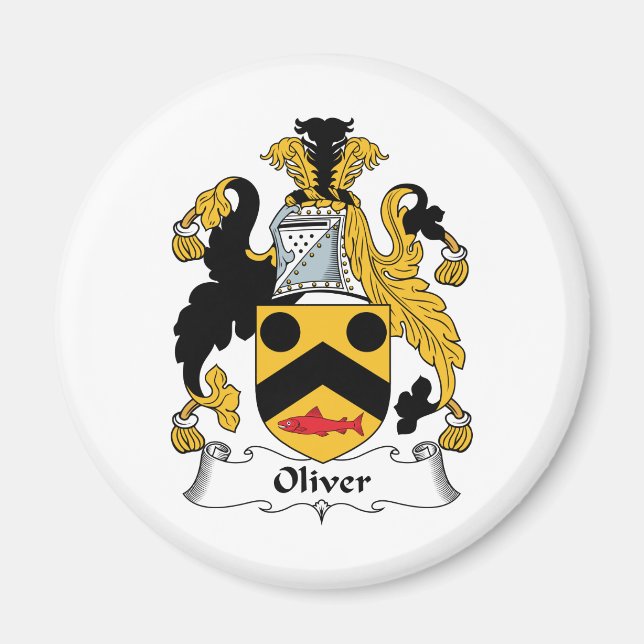 Imán Oliver Family Crest (Frente)