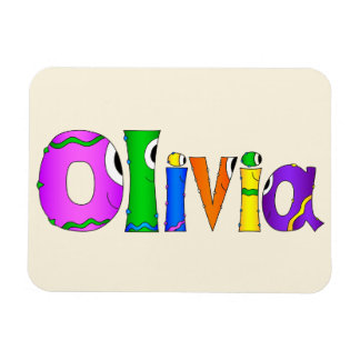 Imán "Olivia" Cartoon Character Name