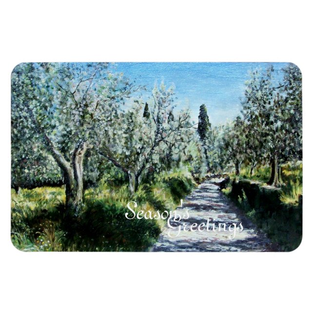 IMÁN OLIVOS EN RIMAGGIO TUSCANY (Horizontal)