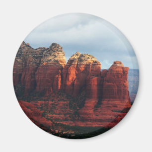 Imán Olla de café nublada Roca en Sedona Arizona