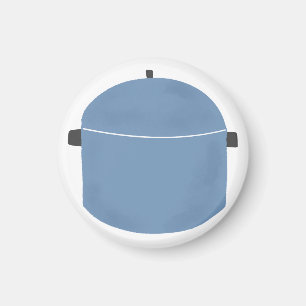 Imán Olla de Cocina Azul Adorable Regalo para el Cocine