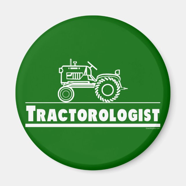 Imán Ología del Tractor Verde (Frente)