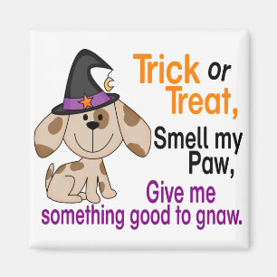 Imán Olor del perro de Halloween mi pata 1