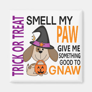 Imán Olor del perro de Halloween mi pata 2