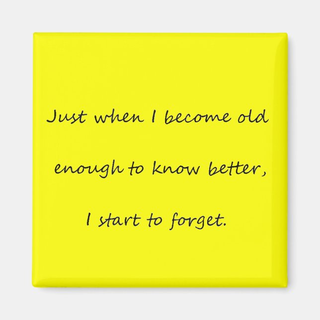 Imán olvidadizo (Frente)