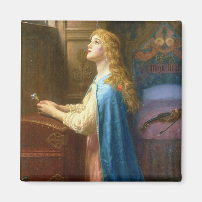 Imán 'Olvídame no' (aceite sobre lienzo) (Frente)