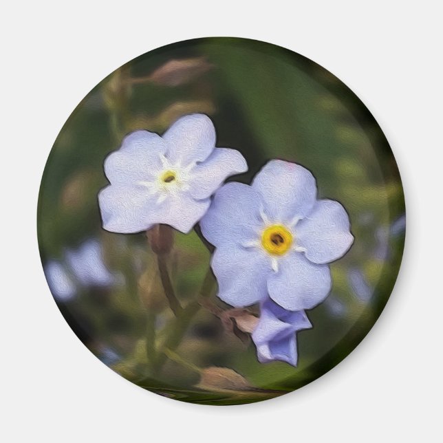 Imán Olvídate de las flores (Frente)