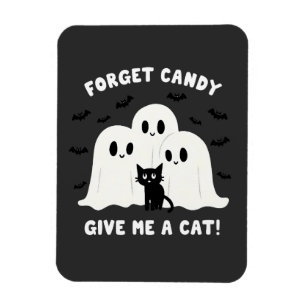 Imán Olvídate Del Velo, Dame Un Halloween De Gato Fanta