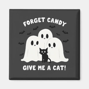 Imán Olvídate Del Velo, Dame Un Halloween De Gato Fanta