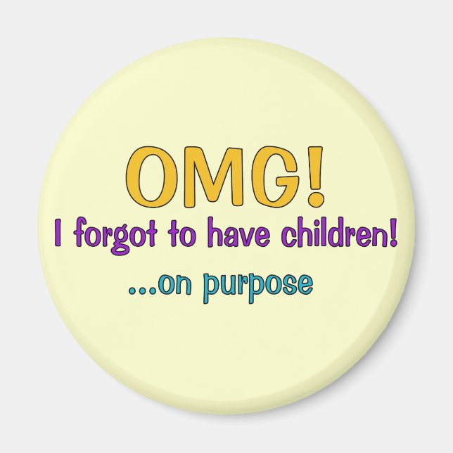 Imán Olvidó Tener Hijos (Frente)