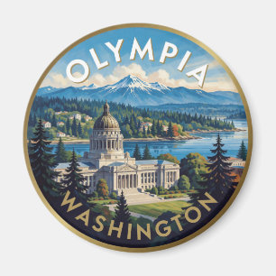 Imán Olympia Washington Puget Sound Viajes Arte