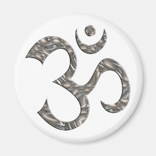 IMÁN OM / AUM - PLATA