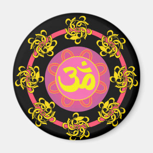 Imán ¡Om con Swirls y Colores!