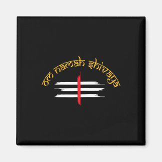 Imán Om Namah Shivaya Tripundra Symbol Of Shiva 