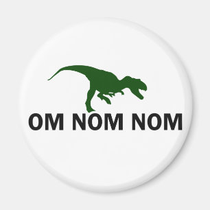 Imán Om Nom Nom Dinosaur Rawr tiene hambre