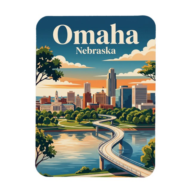 Imán Omaha, Nebraska (Vertical)