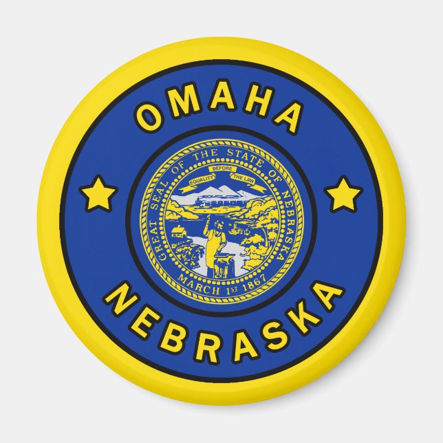 Imán Omaha Nebraska (Frente)