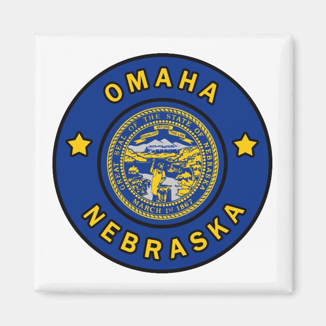 Imán Omaha Nebraska (Frente)