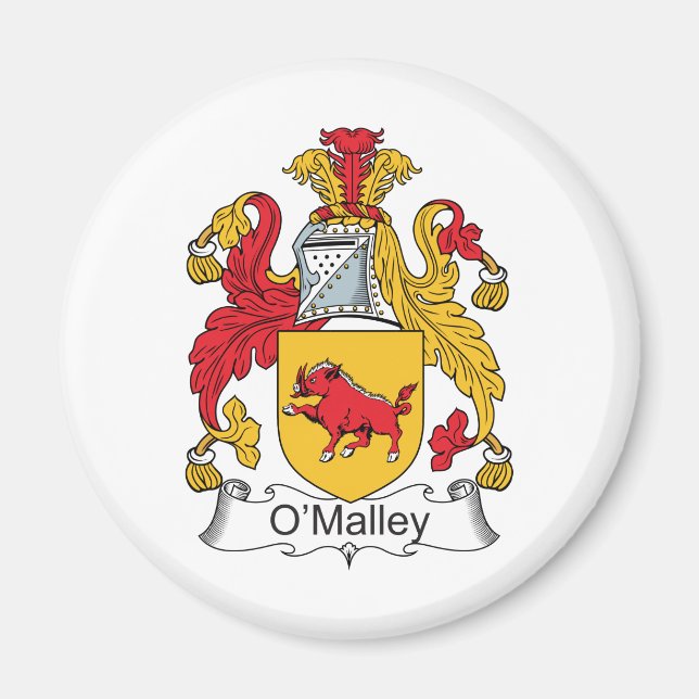 Imán O'Malley Family Crest (Frente)