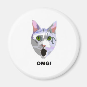 Imán ¡OMG! ¿CAT 'qué él ha visto? '