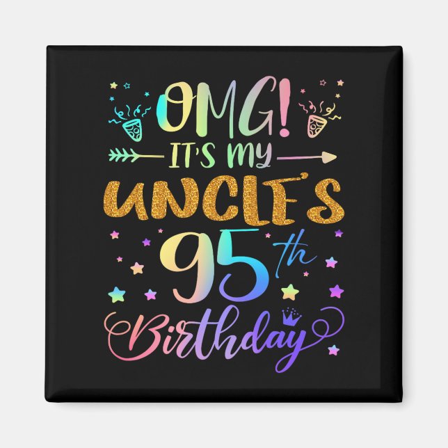 Imán Omg es mi tíos 95 años dulce (Frente)