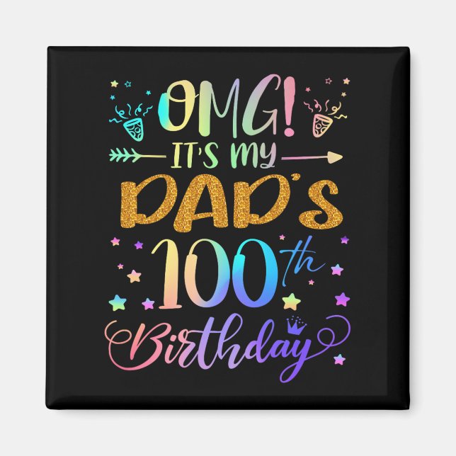 Imán Omg sus papás 100 años dulces (Frente)