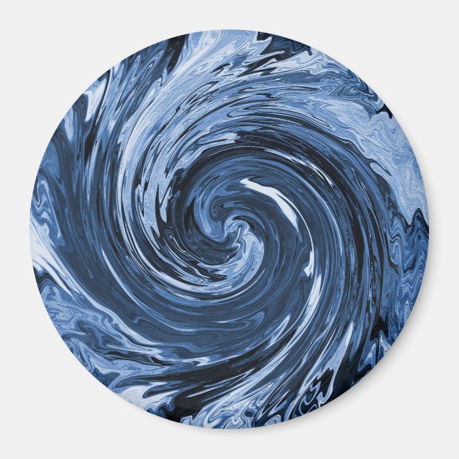 Imán Onda de curling giratoria... (Frente)