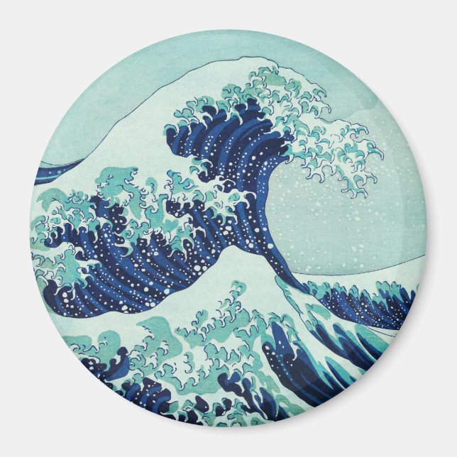 Imán Ondas azules de Hokusai (Frente)