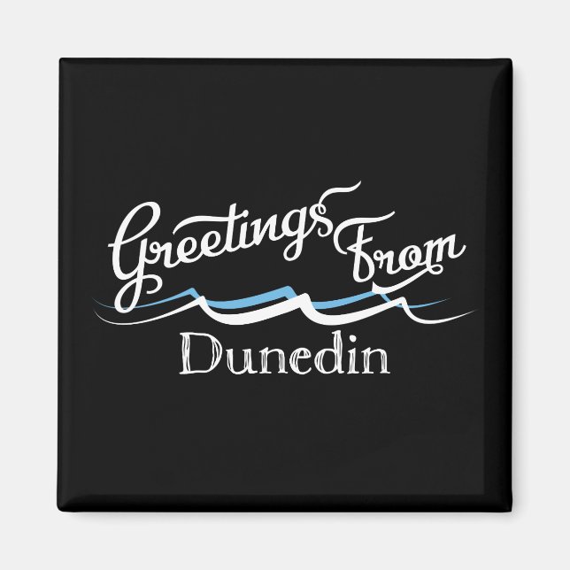 Imán Ondas de agua Dunedin (Frente)