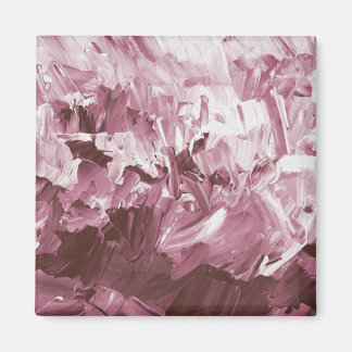 Imán Ondas de pintura de plumas abstractas