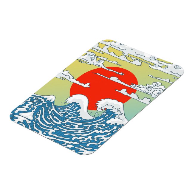 Imán Ondas japonesas (Lado Izquierdo)