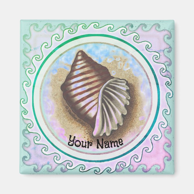 Imán One seashell  (Frente)