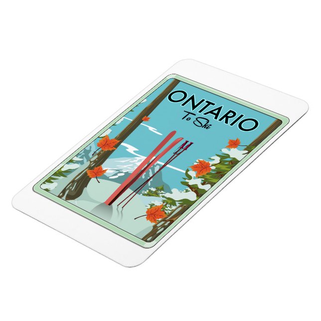 Imán Ontario para esquiar (Lado Izquierdo)