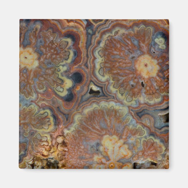 Imán Onyx de tubo de flores (Frente)