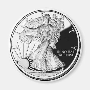Imán Onza de plata