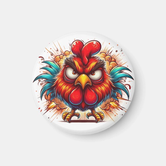 Imán Oots the Radiant Rooster Magnet (Frente)