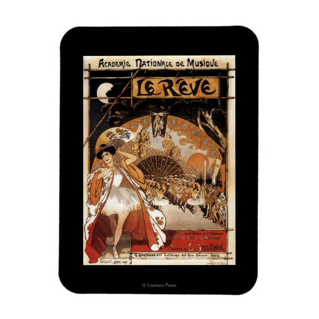 Imán Ópera de la interpretación de ballet Le Reve (Vertical)