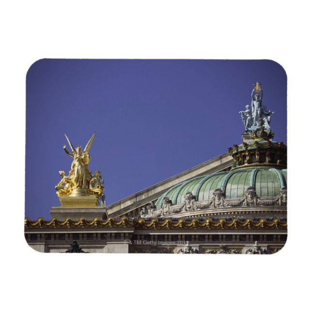 Imán Opera de Paris Garnier en París, Francia (Horizontal)