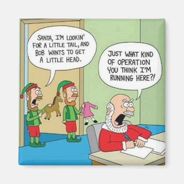 Imán Operación del Taller Santa (Frente)