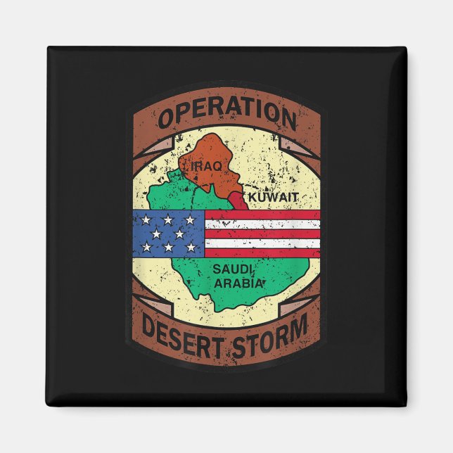 Imán Operación Militar De Guerra Del Golfo Tormenta Des (Frente)