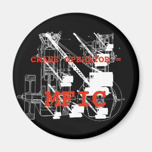 Imán Operador de grúa = MFIC VINTAGE CRAWLER CRANR