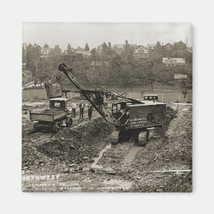 IMÁN OPERADOR DEL CABLE SHOVEL DEL OPERADOR DE LA GRIPE