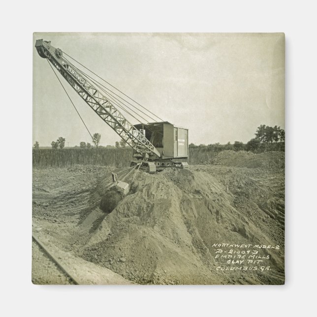 IMÁN OPERADOR DEL CABLE SHOVEL DEL OPERADOR DE LA GRIPE (Frente)